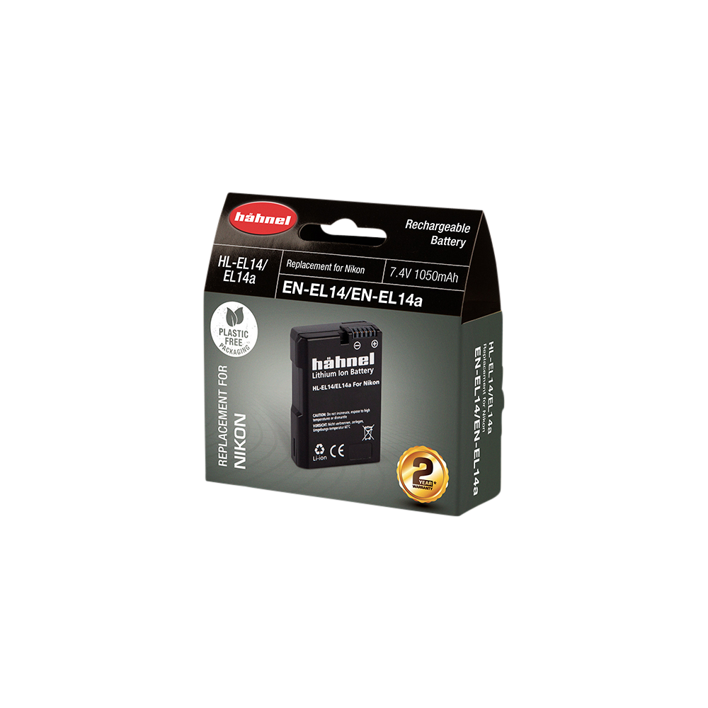 Produktbild för Hähnel Battery Nikon HL-EL14/14A / EN-EL14/14a