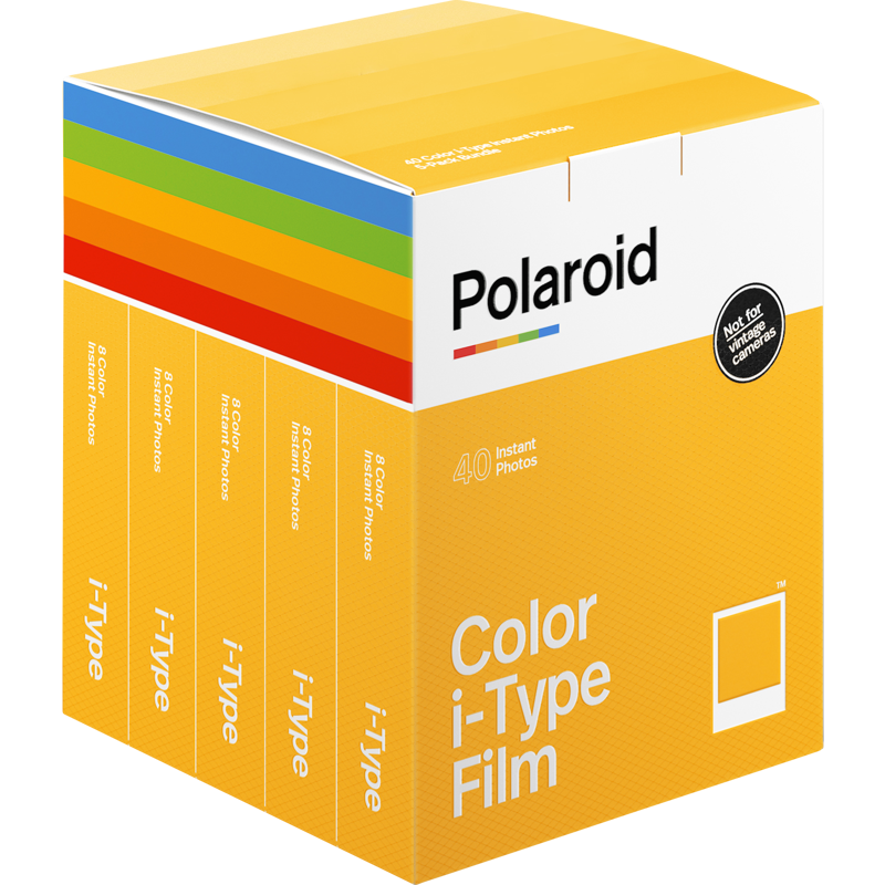 Produktbild för POLAROID COLOR FILM I-TYPE 5-PACK