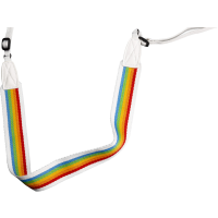 Produktbild för Polaroid Camera Strap Flat Rainbow White