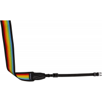 Miniatyr av produktbild för Polaroid Camera Strap Flat Rainbow Black