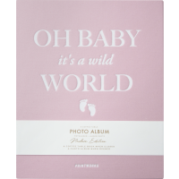 Miniatyr av produktbild för Printworks Photoalbum Baby Its a Wild World Pink Large