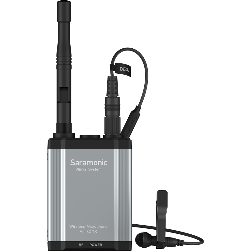 Produktbild för Saramonic Vlink2 Kit1, 2.4GHz Two Way-Communication Wireless Microphone System (TX+RX)