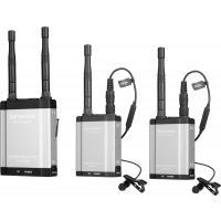 Miniatyr av produktbild för Saramonic Vlink2 Kit2, 2.4GHz Two Way-Communication Wireless Microphone System (2xTX+RX)