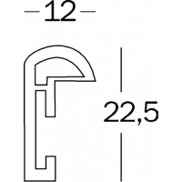 Produktbild för Walther Galeria Black 21x29,7 (A4)