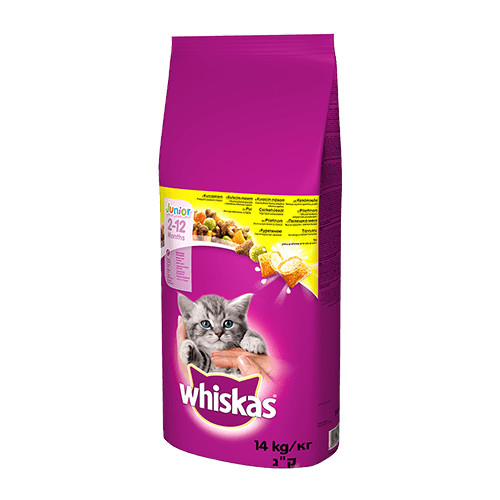 Whiskas ‎Whiskas 5900951014369 torrfoder till katt 14 kg Kattunge Kyckling