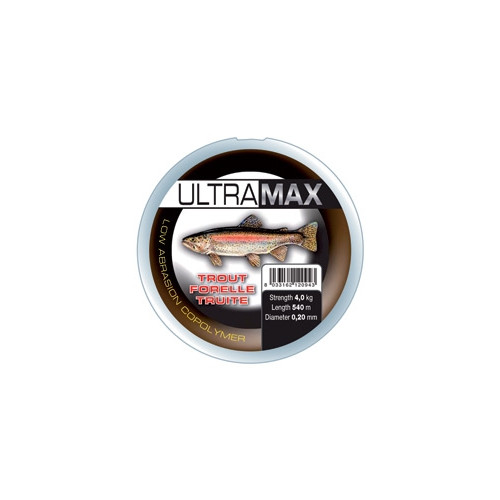okuma Okuma Ultramax 2oz Trout 1535m  8lbs 4kg 0.20mm Grey