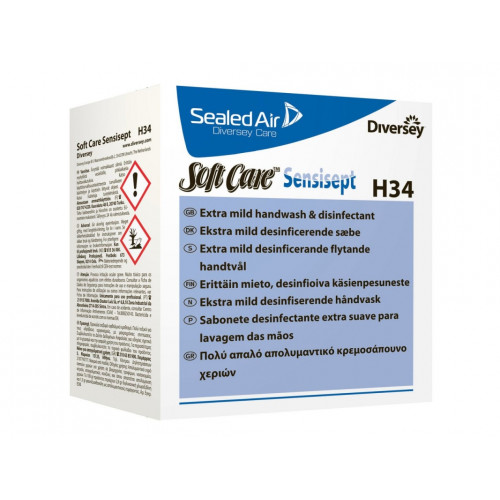 Multi Håndsæbe Soft Care Sensisept H34 flydende desinfektion uden...