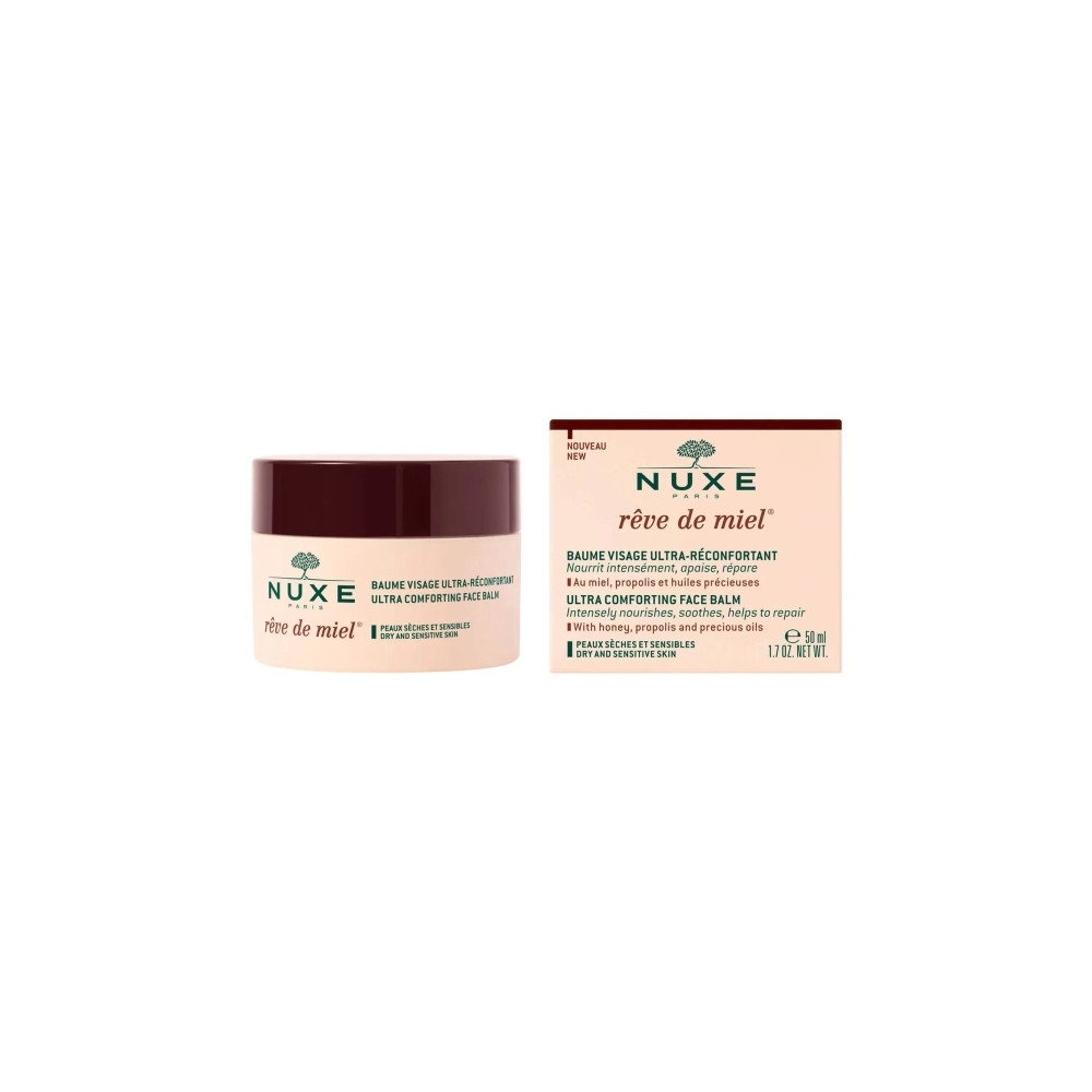 Produktbild för Nuxe Rêve De Miel Ultra Comfortable Face Balm Dry and Sensit...
