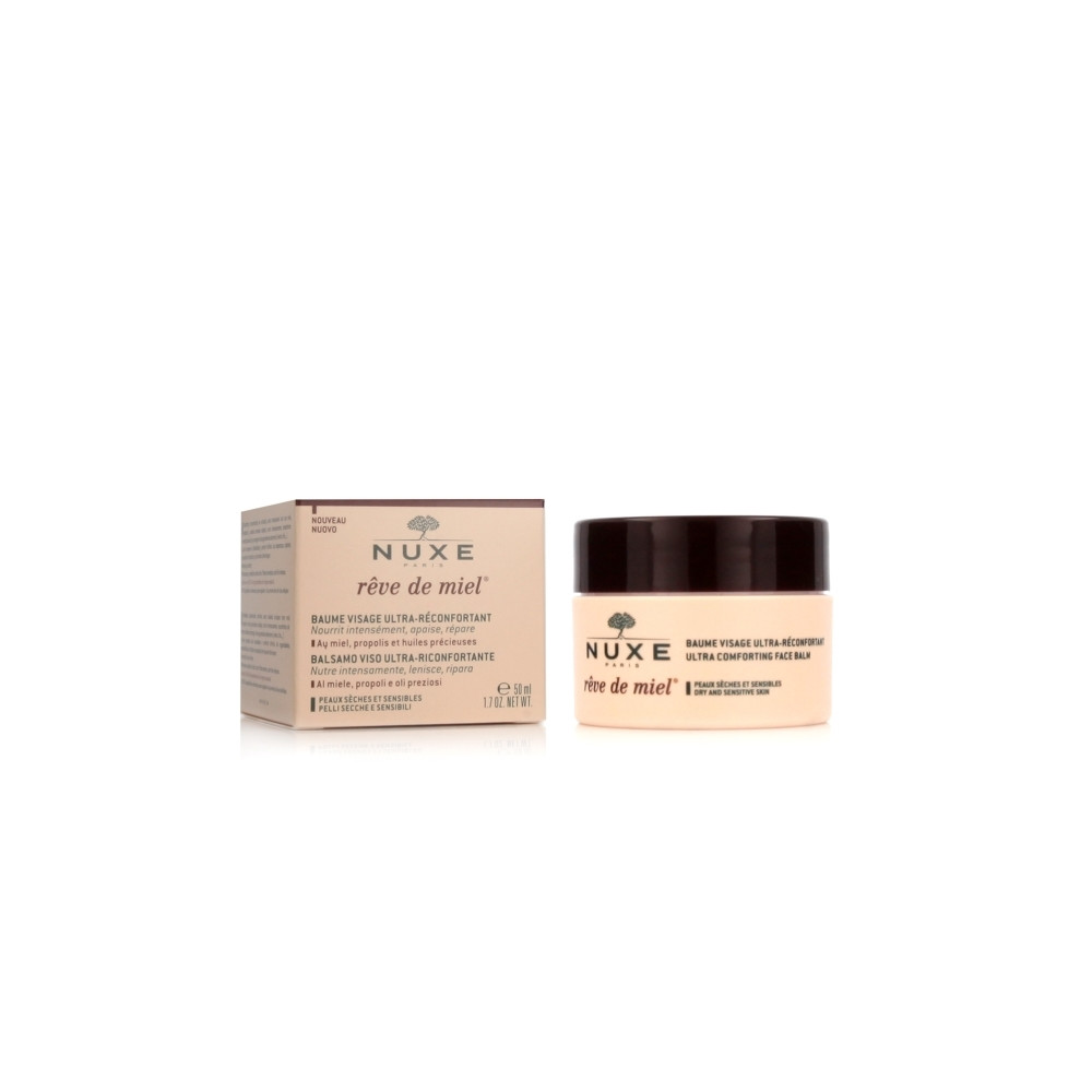 Produktbild för Nuxe Rêve De Miel Ultra Comfortable Face Balm Dry and Sensit...