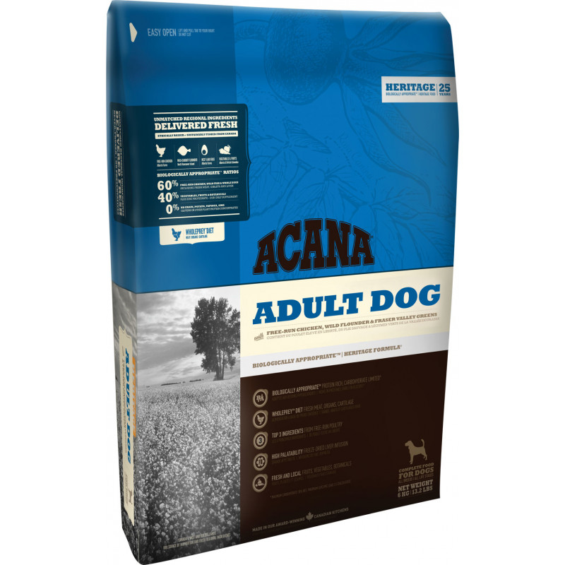 Produktbild för Acana Dog TF Heritage Adult 11,4 kg Vuxen Kyckling