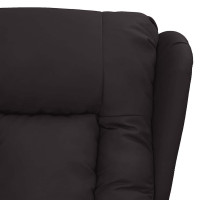 Produktbild för Massagefåtölj svart konstläder