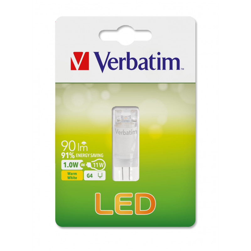 Produktbild för Verbatim 52647 LED-lampor 1 W G4