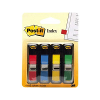 Miniatyr av produktbild för Post-It Flags, Primary Colors, 1/2 in Wide, 35/Dispenser, 4 Dispensers/Pack självhäftande flaggor 35 ark