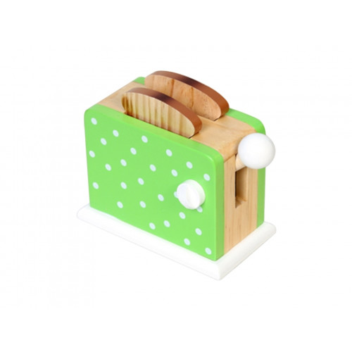 Magni Danish Toys Toaster grøn m. prikker til børn