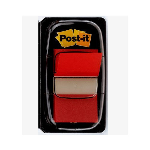 Post-it Post-it indexfaner 680-1 rød 25,4x43,2mm 50stk/pak