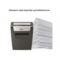 Miniatyr av produktbild för Rexel Momentum X410 dokumentförstörare Partikelsnitt Svart, Grå