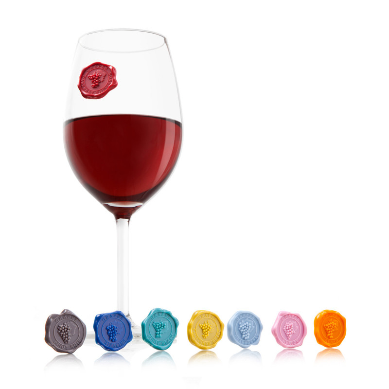 Produktbild för Vacu Vin Glass Markers - Classic