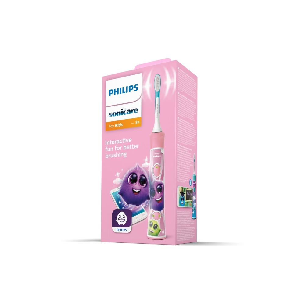 Produktbild för Philips Sonicare For Kids HX6352 - tandborste - rosa