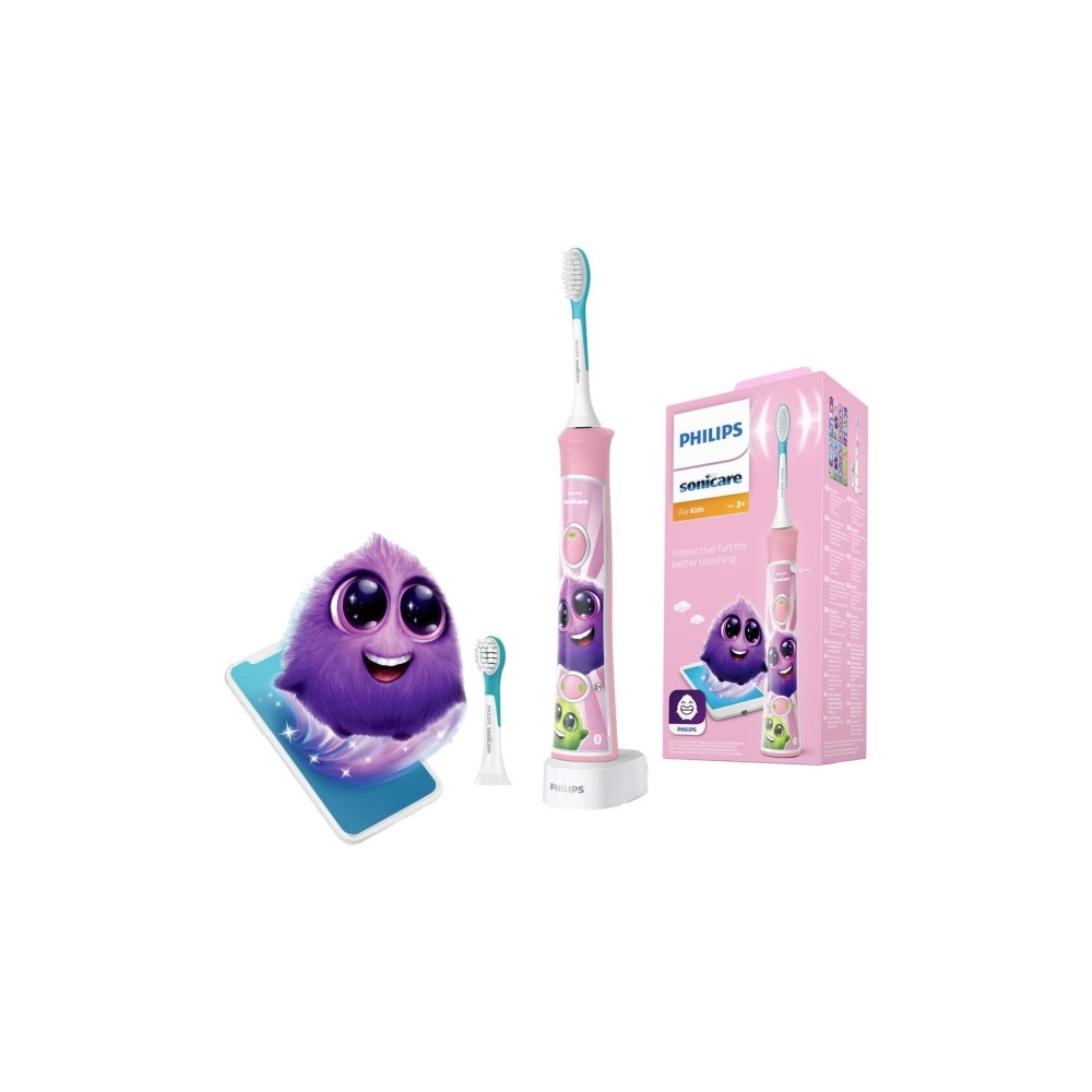 Produktbild för Philips Sonicare For Kids HX6352 - tandborste - rosa