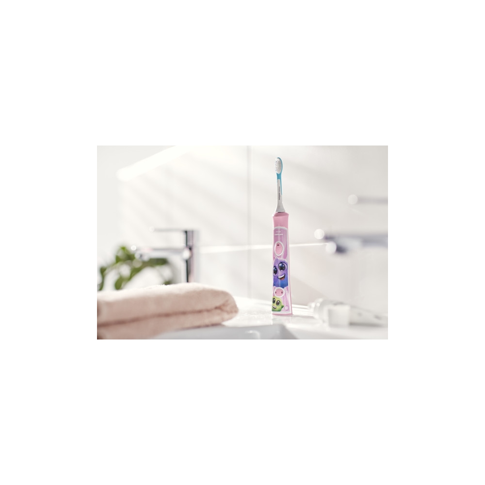 Produktbild för Philips Sonicare For Kids HX6352 - tandborste - rosa