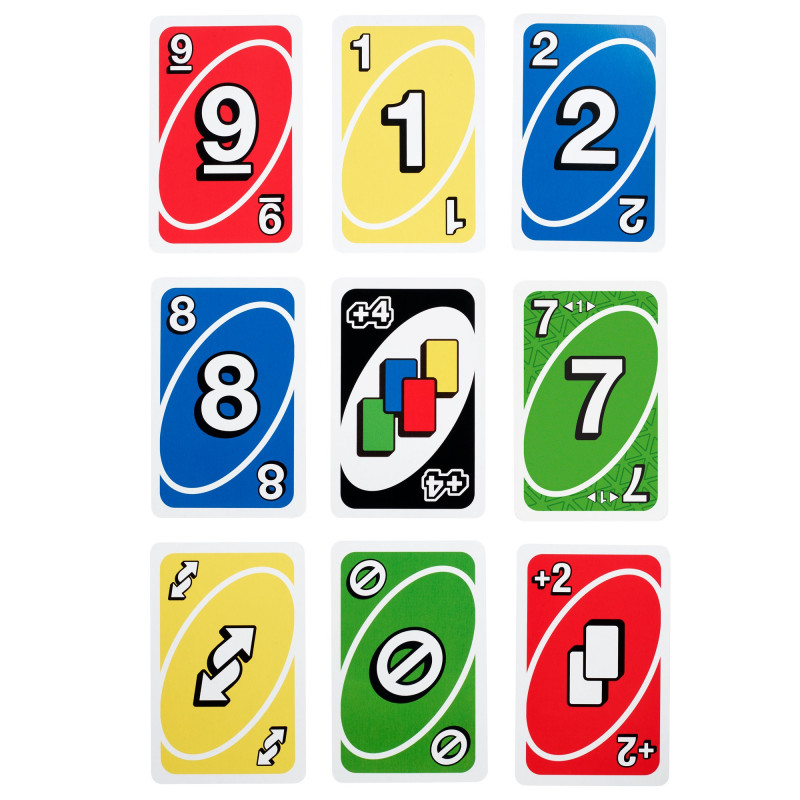 Produktbild för Games UNO Showdown Kortspel Kasta kort