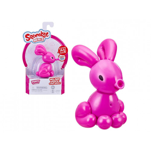 Liniex Squeakee Minis Poppy the Bunny Electronic Balloon Bunny