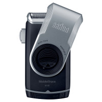Miniatyr av produktbild för Braun MobileShave PocketGo M90 Blå, Silver