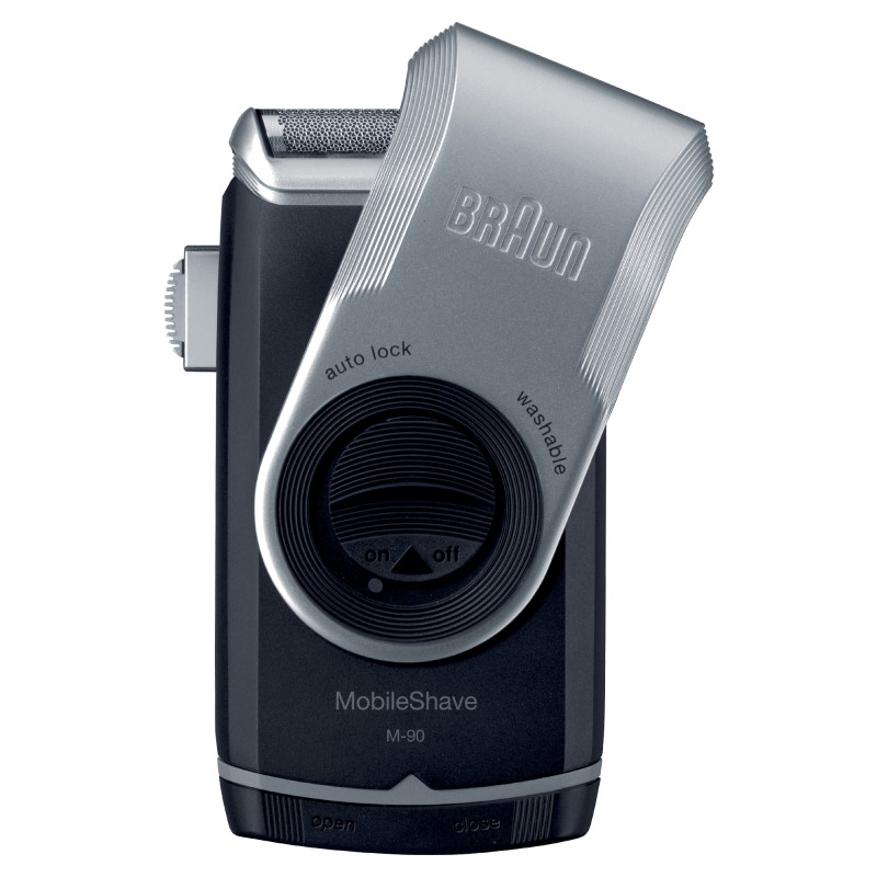 Produktbild för Braun MobileShave PocketGo M90 Blå, Silver