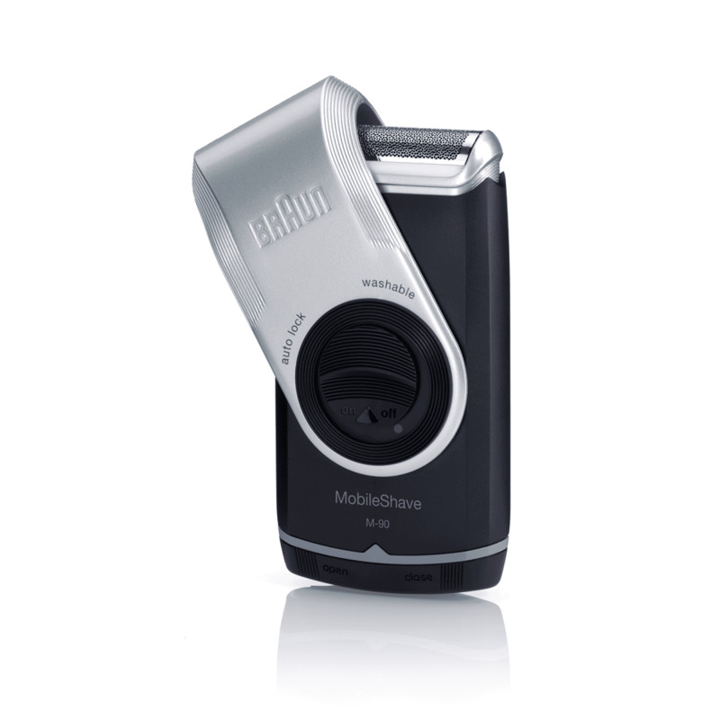 Produktbild för Braun MobileShave PocketGo M90 Blå, Silver