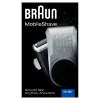 Miniatyr av produktbild för Braun MobileShave PocketGo M90 Blå, Silver