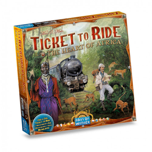 Days of Wonder Days of Wonder Ticket To Ride Map Collection: The Heart of Africa Brädspel Familj