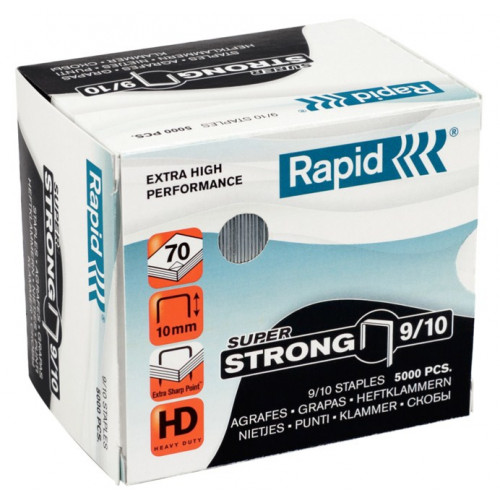 RAPID Hæfteklammer Rapid Super Strong 9/10 galvaniseret stål (5000...