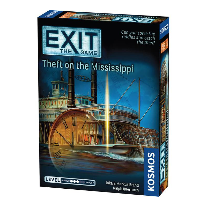 Produktbild för Thames & Kosmos EXIT: Theft on the Mississippi Brädspel Strategi