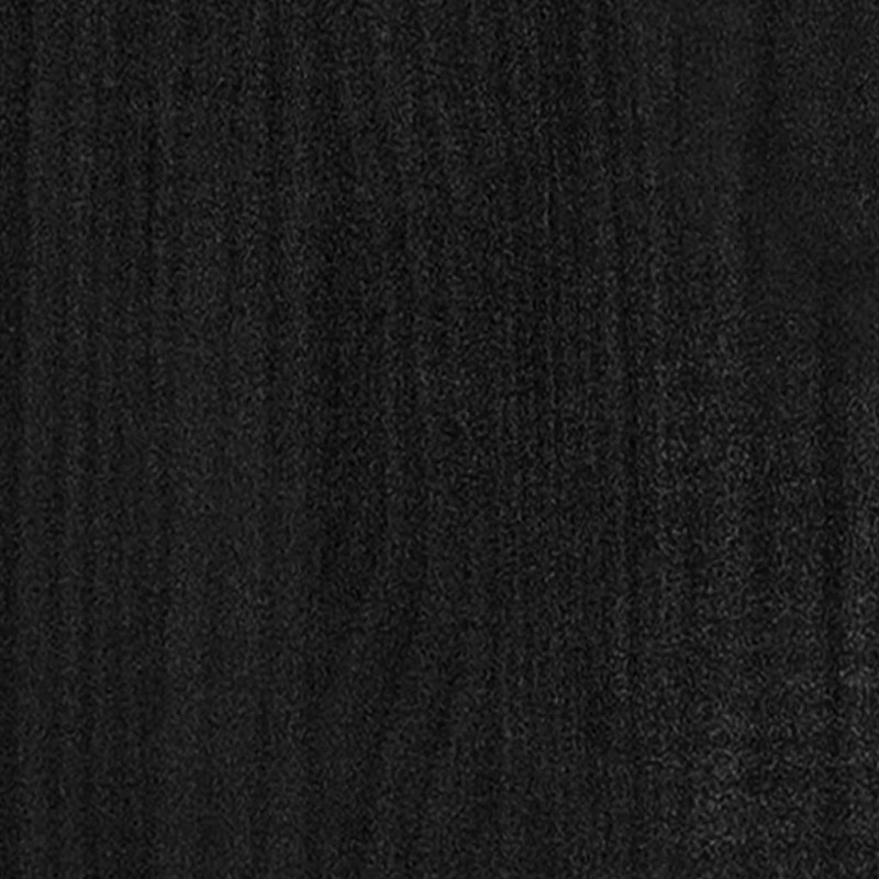Produktbild för Odlingslåda svart 40x40x70 cm massiv furu