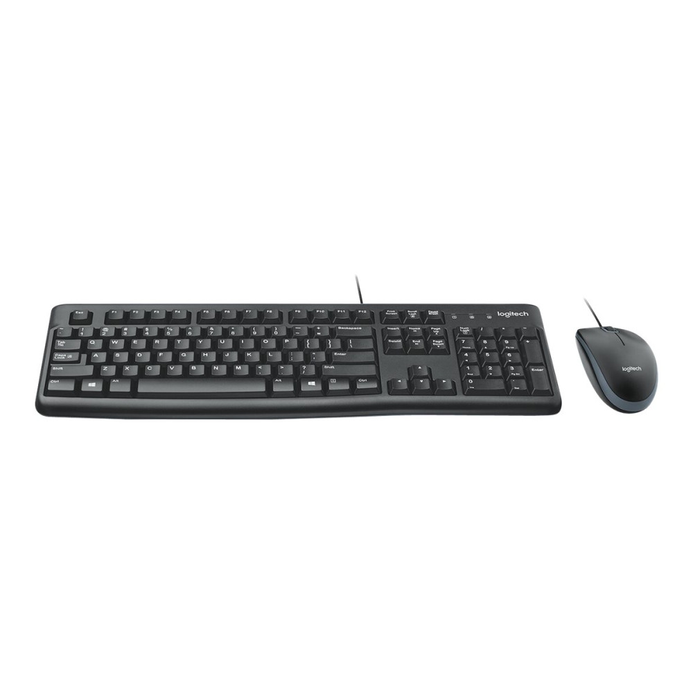Produktbild för Logitech Desktop MK120 - sats med tangentbord och mus - Nordisk Inmatningsenhet