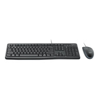 Produktbild för Logitech Desktop MK120 - sats med tangentbord och mus - Nordisk Inmatningsenhet