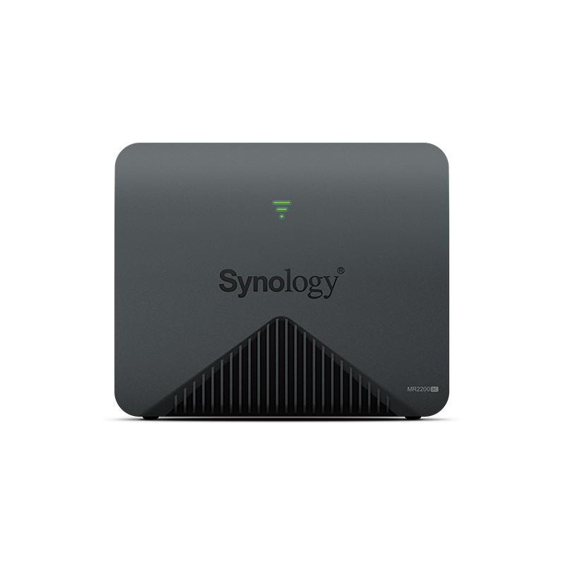 Produktbild för Synology MR2200AC trådlös router Gigabit Ethernet Dual-band (2,4 GHz / 5 GHz) Svart