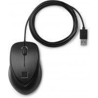 Miniatyr av produktbild för HP USB-mus med fingeravtrycksläsare