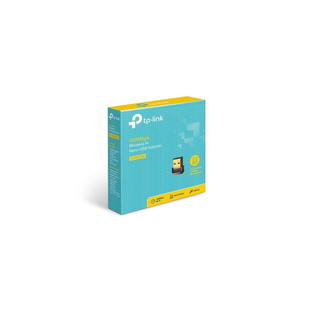 Produktbild för TP-Link TL-WN725N - nätverksadapter - USB 2.0