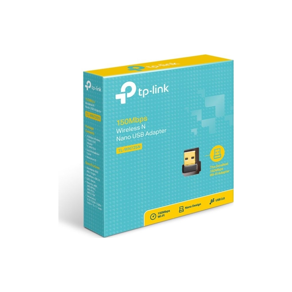 Produktbild för TP-Link TL-WN725N - nätverksadapter - USB 2.0