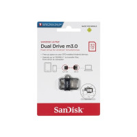 Produktbild för SanDisk Ultra Dual - USB flash-enhet - 32 GB