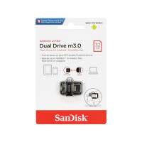 Produktbild för SanDisk Ultra Dual - USB flash-enhet - 32 GB