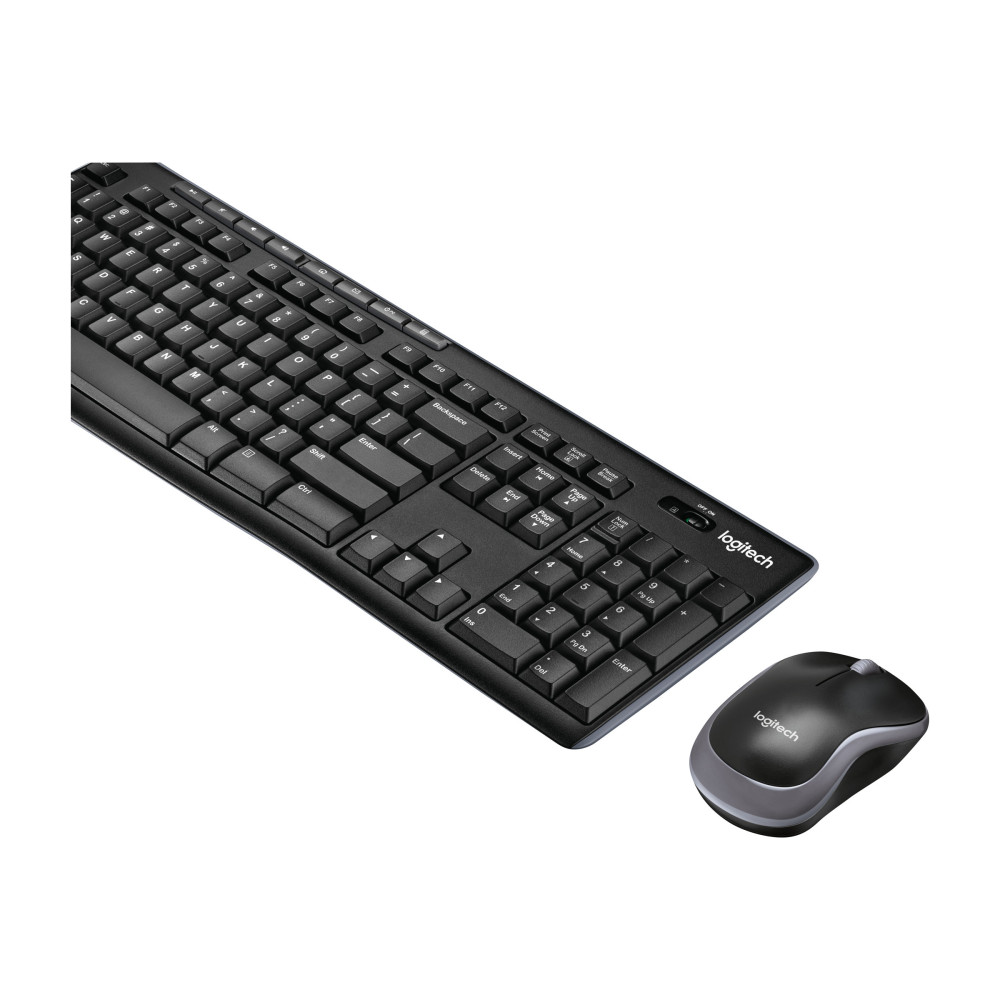 Produktbild för Logitech MK270 Wireless Combo - sats med tangentbord och mus - Nordisk Inmatningsenhet