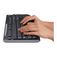 Produktbild för Logitech MK270 Wireless Combo - sats med tangentbord och mus - Nordisk Inmatningsenhet