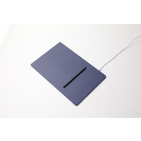 Miniatyr av produktbild för POUT Mouse pad with high-speed wireless charging HANDS 3 PRO dark blue Blå