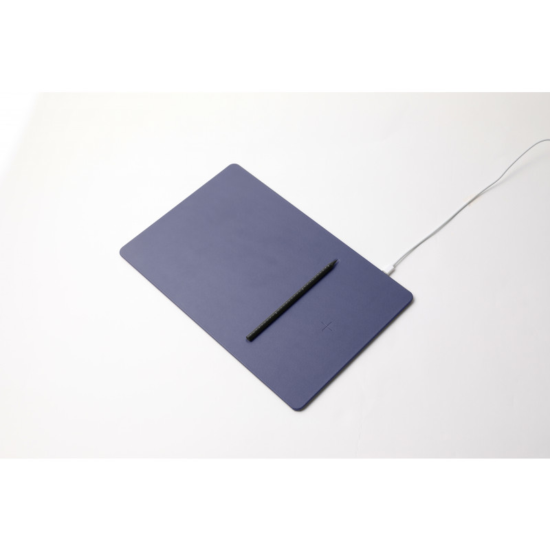 Produktbild för POUT Mouse pad with high-speed wireless charging HANDS 3 PRO dark blue Blå