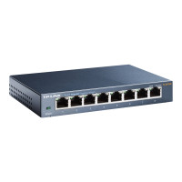 Produktbild för TP-Link TL-SG108 8-port Metal Gigabit Switch - switch - 8 portar - ohanterad