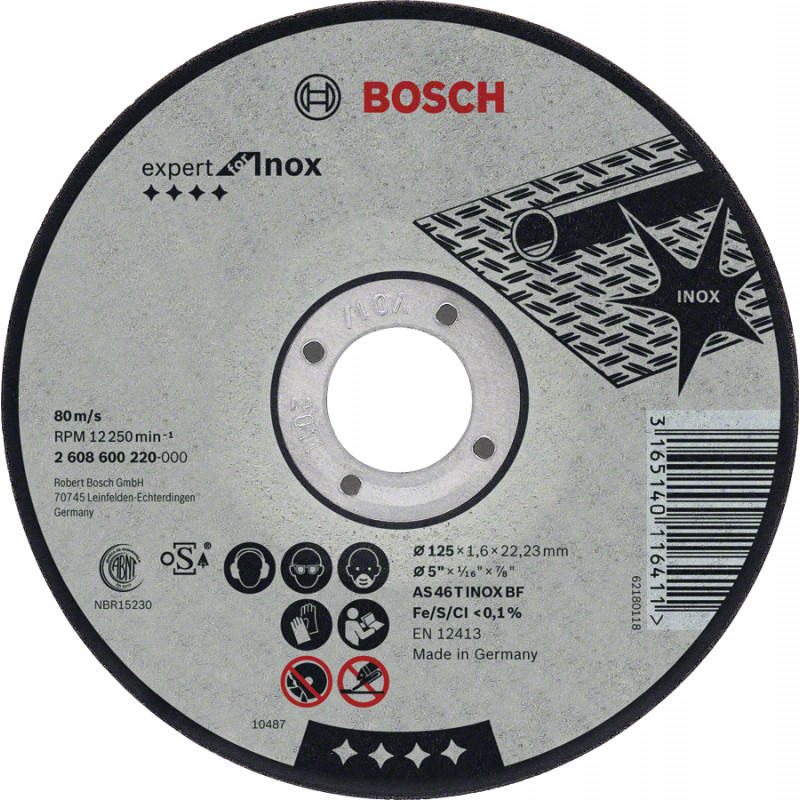 Produktbild för Bosch 2 608 600 545 vinkelslipare tillbehör