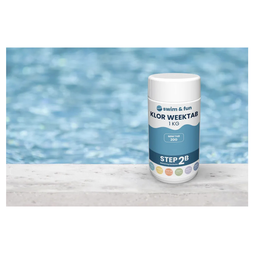 Produktbild för Swim&Fun Klor WeekTab