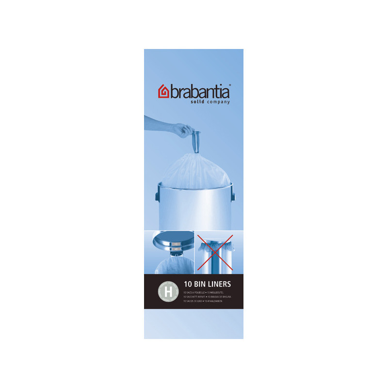 Produktbild för Brabantia H soppåsar 50 l 120 styck